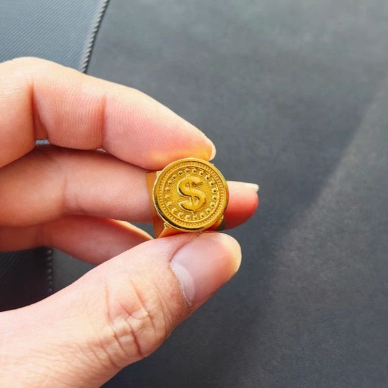 New USD Gold Coin Theme Anime  - đánh giá và giá Gaming Accessories Aesthetic
