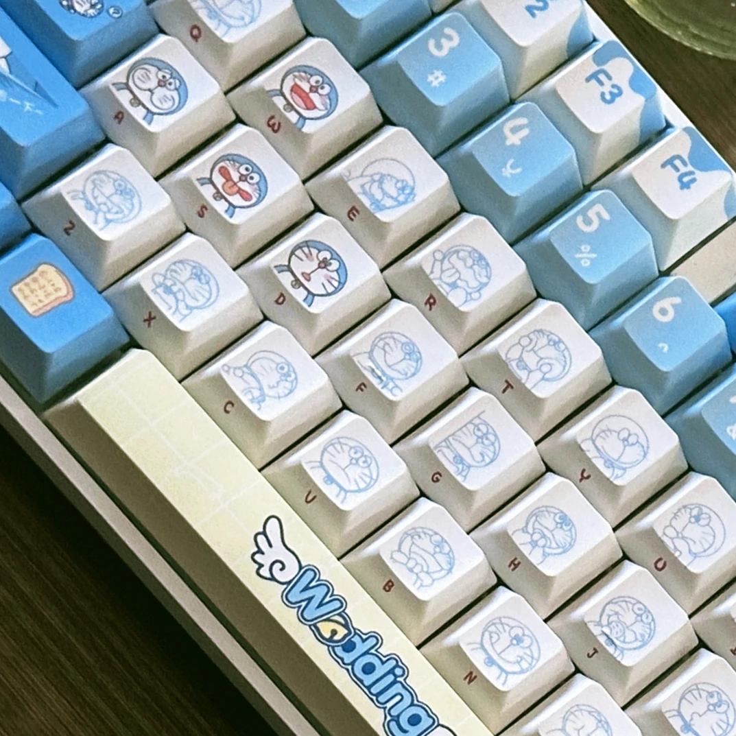 Original Doraemon Keycaps 120  - đánh giá và giá Gaming Accessories Aesthetic