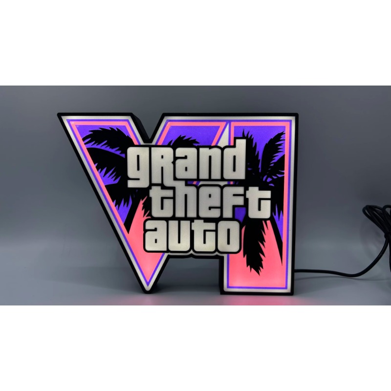 GTA 6 Grand Theft Auto VI LED  - đánh giá và giá Accessories For Your Gaming Room