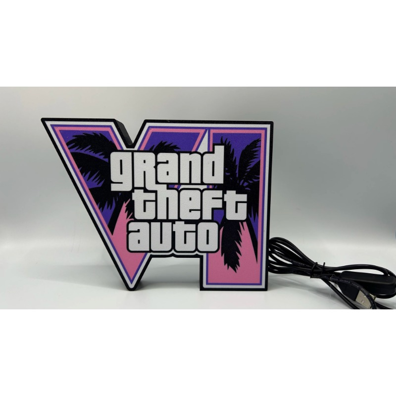 GTA 6 Grand Theft Auto VI LED  - đánh giá và giá Accessories For Your Gaming Room