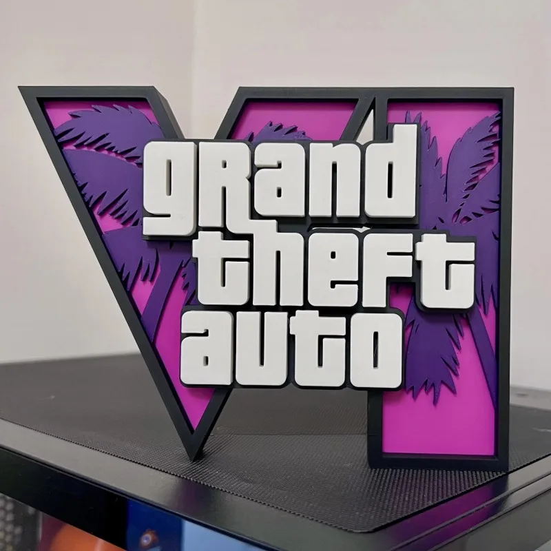 3d GTA 6 Grand Theft Auto Logo - đánh giá và giá Accessories For Your Gaming Room